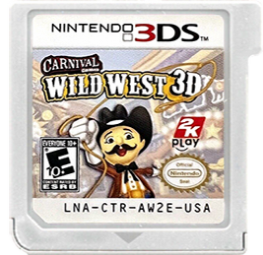 Carnival Games: Wild West 3D cartridge for Nintendo 3DS (3DS) party minigame video game