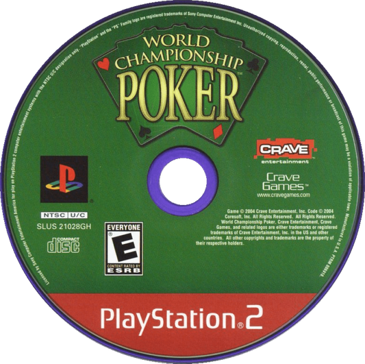 World Championship Poker Greatest Hits – PlayStation 2: Compete in professional poker tournaments with realistic card play and casino-style presentation disc