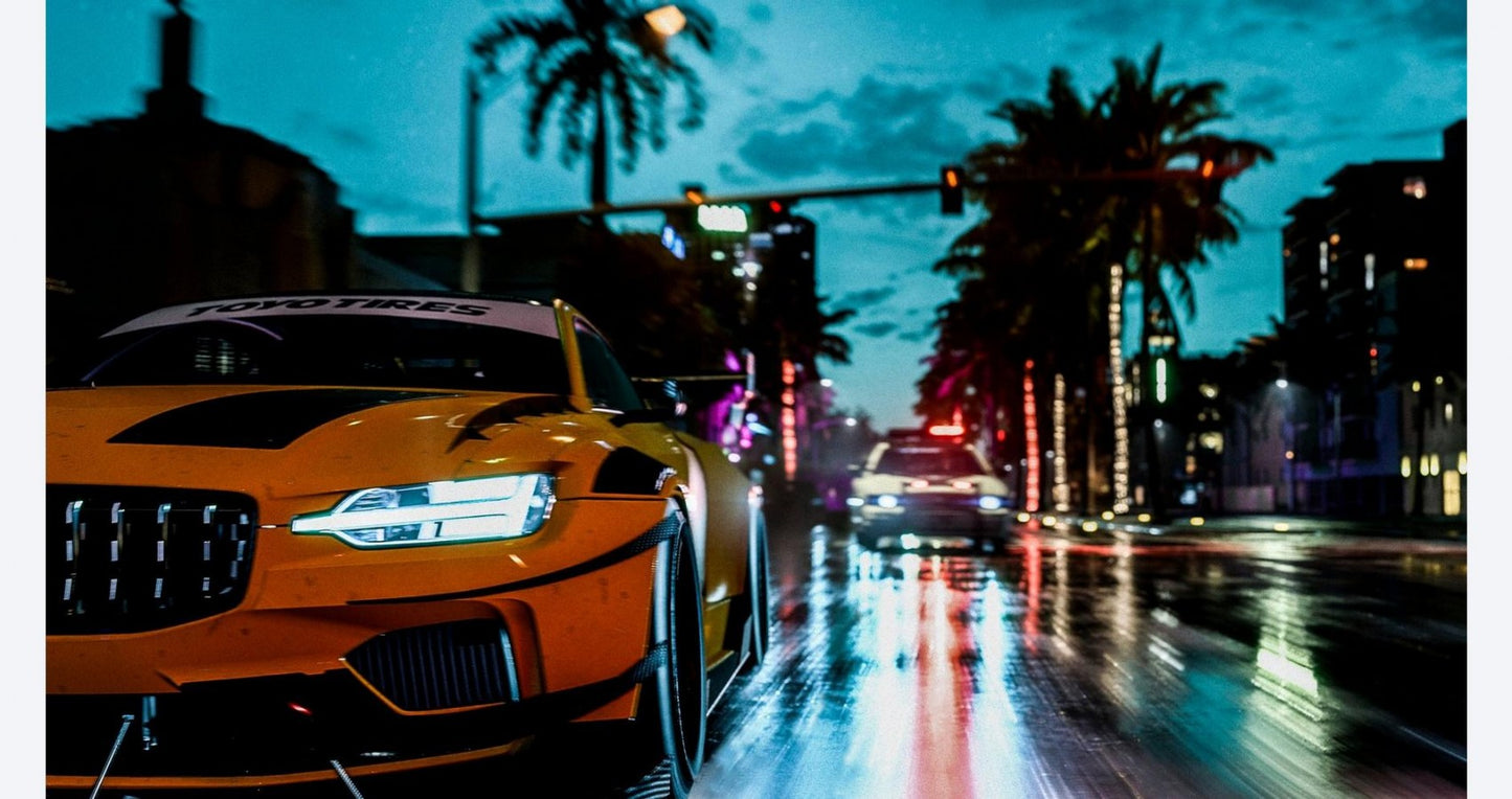 Need for Speed Heat for Xbox One, gameplay image for a street racing arcade driving action video game