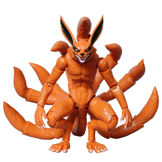 Blokees Naruto Shippuden Nine Tails Kurama LE01 model kit buildable fox spirit figure anime collectible snap fit detailed display piece tailed beast character toy for fans