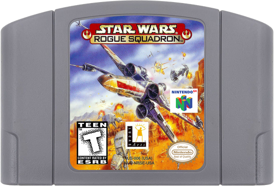 Star Wars: Rogue Squadron cartridge for Nintendo 64 (N64) video game