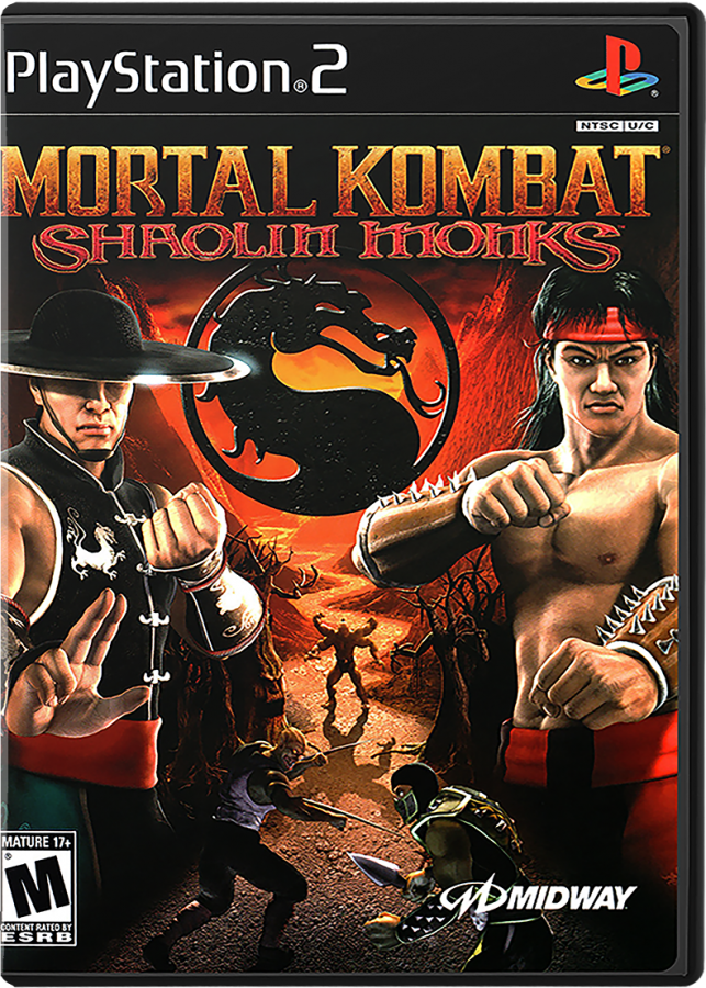 Mortal Kombat: Shaolin Monks cover art for PlayStation 2 (PS2) video game