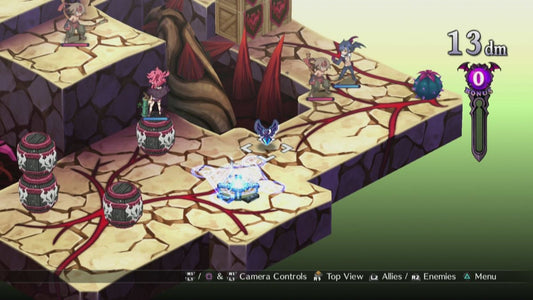 Disgaea 5 Alliance of Vengeance retro PlayStation 4 video game featuring tactical strategy RPG combat, anime style characters, turn based battles and fantasy adventure gameplay