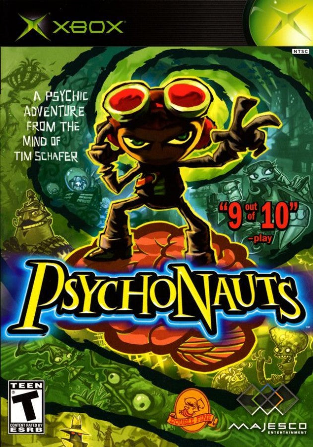 Psychonauts cover art for Xbox (XBOX) video game