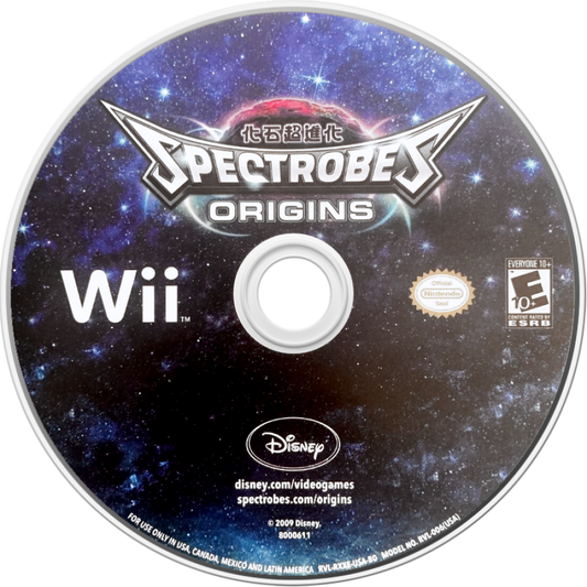 Spectrobes: Origins – Nintendo Wii (Wii) action role-playing creature-collecting adventure video game disc