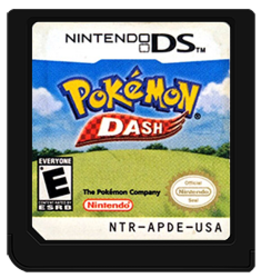 Pokémon Dash cartridge for Nintendo DS (DS) racing adventure video game
