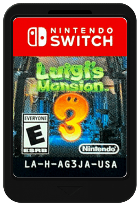 Luigis Mansion 3 cartridge for Nintendo Switch NS video game