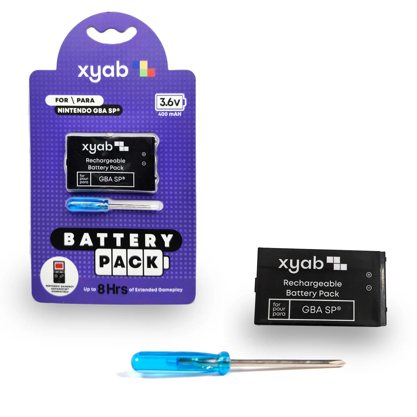 Rechargeable Battery Pack for Game Boy Advance SP accessory