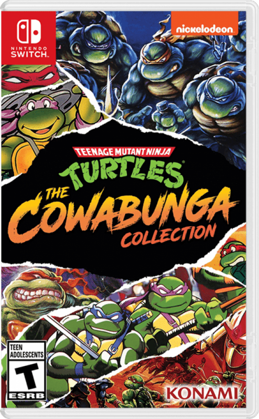 Teenage Mutant Ninja Turtles Cowabunga Collection Limited Edition cover art for Nintendo Switch (NS) video game