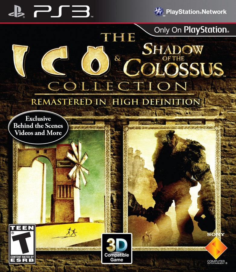 Ico & Shadow of the Colossus Collection cover art for PlayStation 3 (PS3) video game