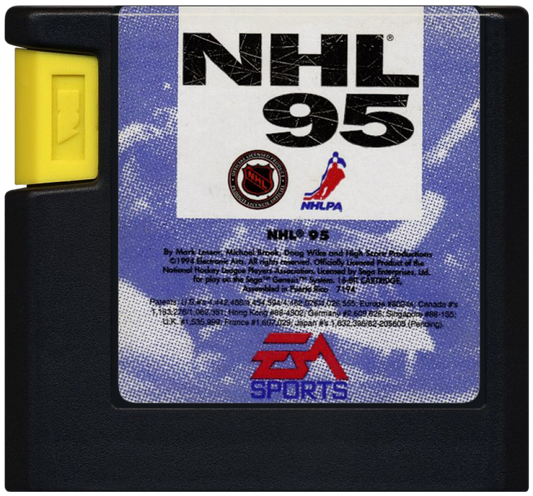 NHL 95 cartridge for Sega Genesis (GEN) video game