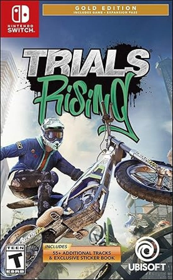 Trials Rising – Nintendo Switch (NS) cover art for video game for NS