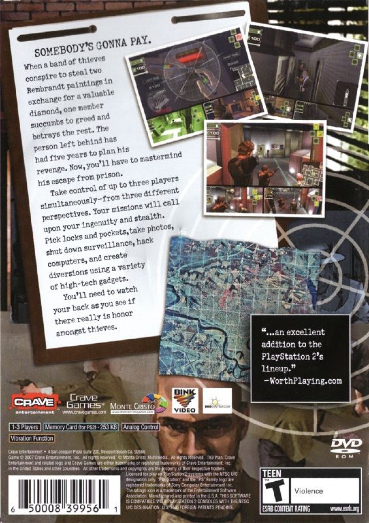 The Plan – PlayStation 2 (PS2) video game gameplay, stealth action.