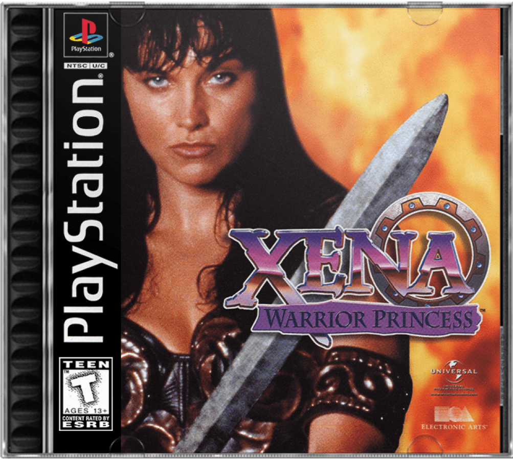 Xena Warrior Princess cover art for PlayStation 1 (PS1) video game