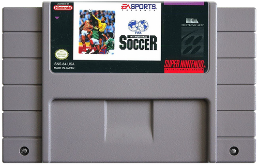 FIFA International Soccer – Super Nintendo Entertainment System (SNES) Front cover cartridge art