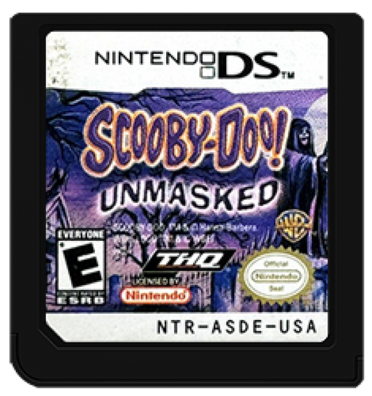 Scooby Doo: Unmasked – Nintendo DS (DS) Cartridge Game Art