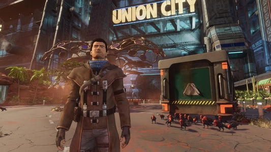 Beyond a Steel Sky Beyond a Steel Book Edition Xbox Series X video game Beyond a Steel Sky cyberpunk adventure sci fi puzzle solving futuristic storytelling console title Xbox Series X release gameplay