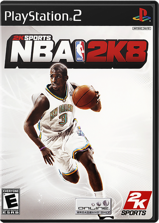 NBA 2K8 cover art for PlayStation 2 (PS2) video game