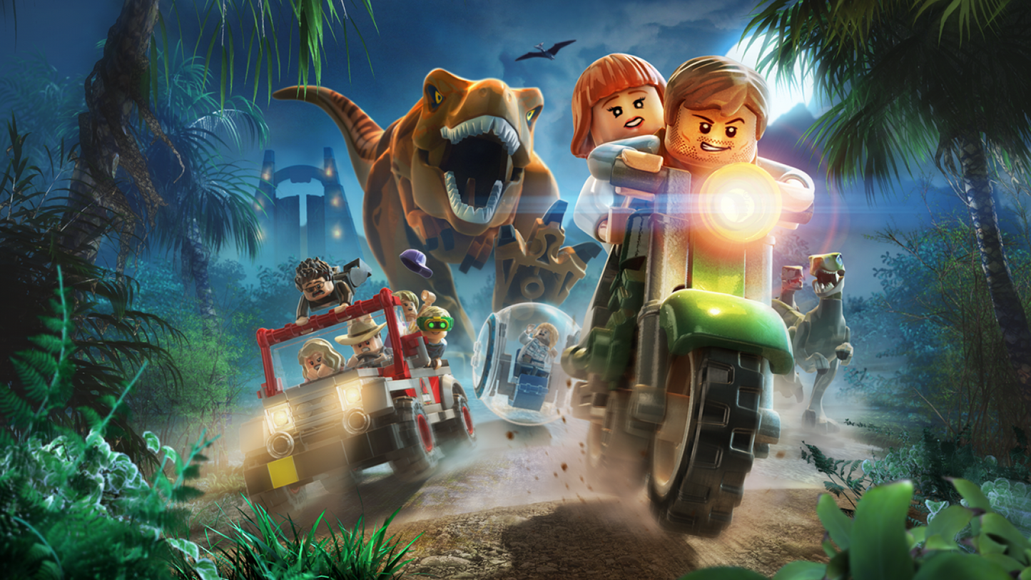 LEGO Jurassic World screenshot art for Nintendo Wii U WiiU video game