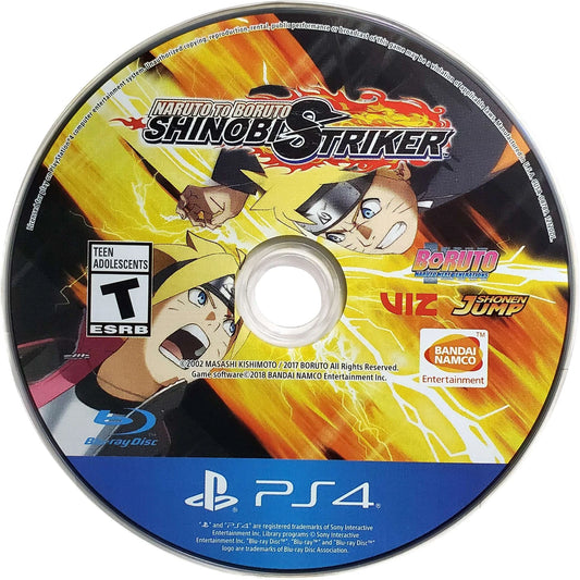 Naruto to Boruto: Shinobi Striker – PlayStation 4 (PS4) video game disc, anime team-based ninja fighting game with online multiplayer combat