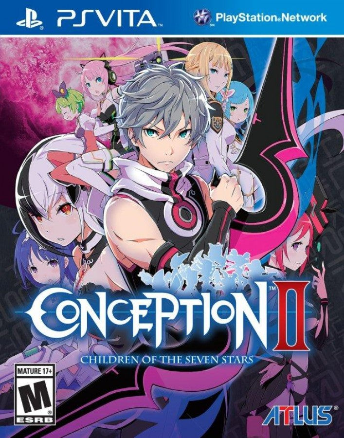 Conception II Children of the Seven Stars cover art for PlayStation Vita PS VITA video game