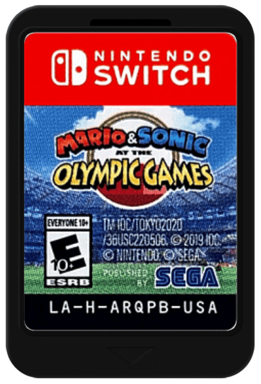 Mario and Sonic at the Olympic Games Tokyo 2020 cartridge for Nintendo Switch NS video game