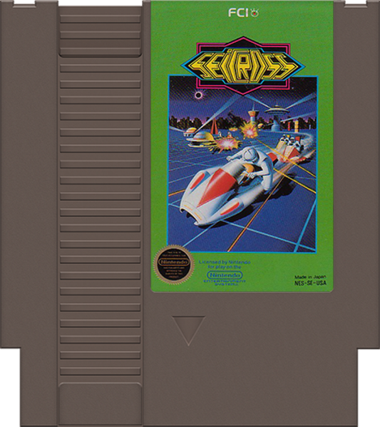 Seicross cartridge for Nintendo Entertainment System (NES) retro video game