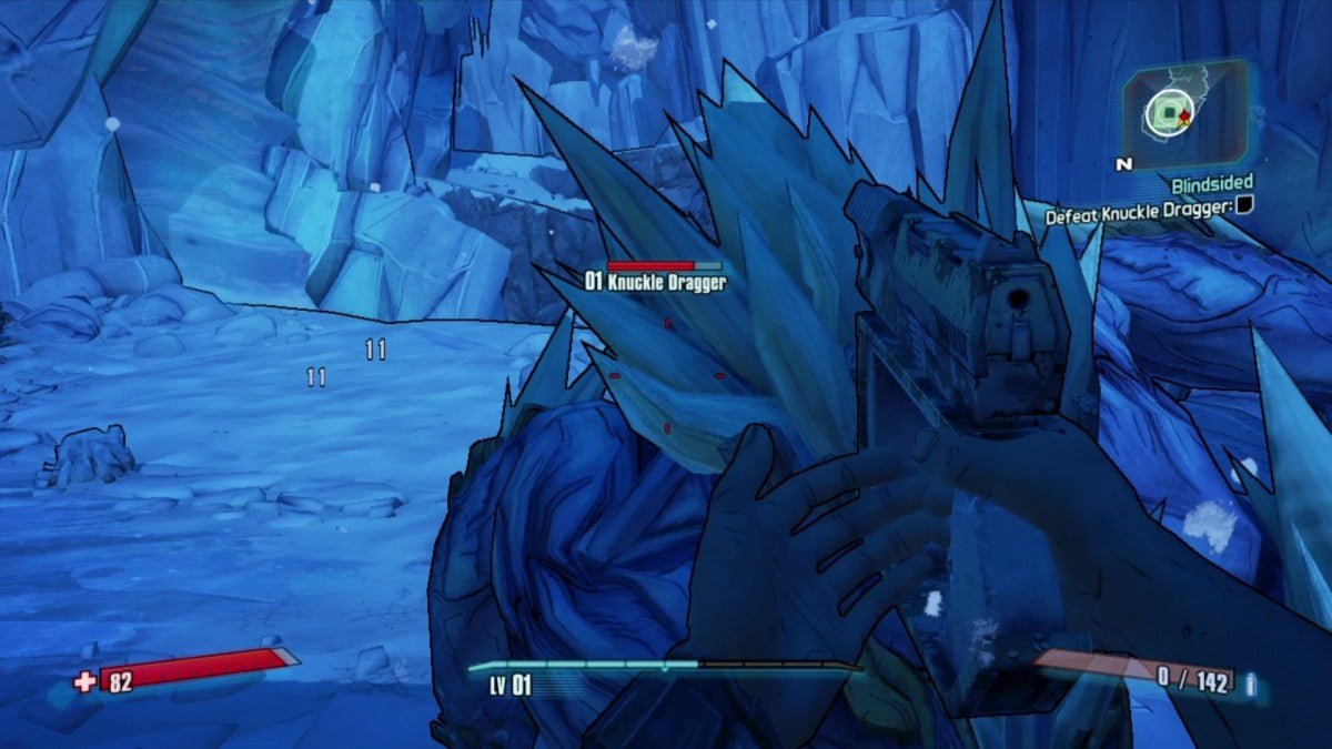 Borderlands 2 gameplay for Xbox 360 (X360) first-person shooter role-playing video game