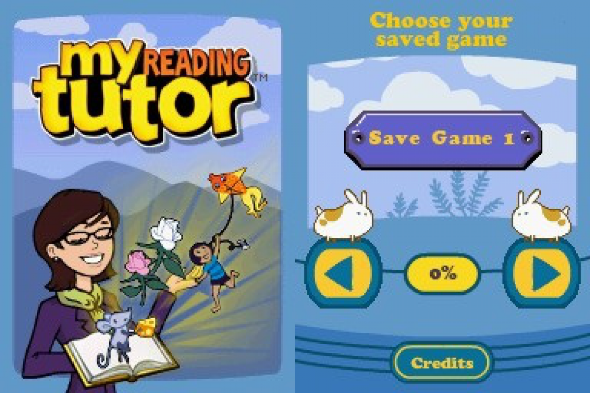 My Reading Tutor gameplay for Nintendo DS (DS) educational reading training video game