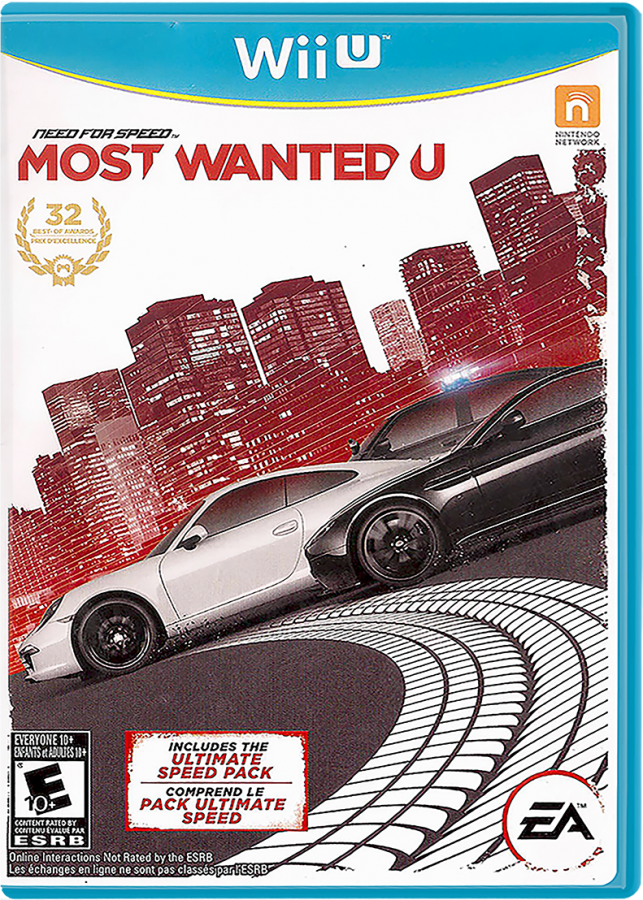 Need for Speed: Most Wanted cover art for Nintendo Wii U (WiiU) video game