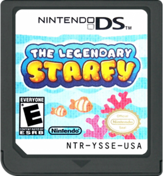 The Legendary Starfy Nintendo DS DS for platforming adventure video game fans featuring Starfy underwater exploration colorful levels platforming challenges enemy battles power ups puzzle solving charming characters and family friendly Nintendo DS gameplay collectible gaming appeal game cartridge