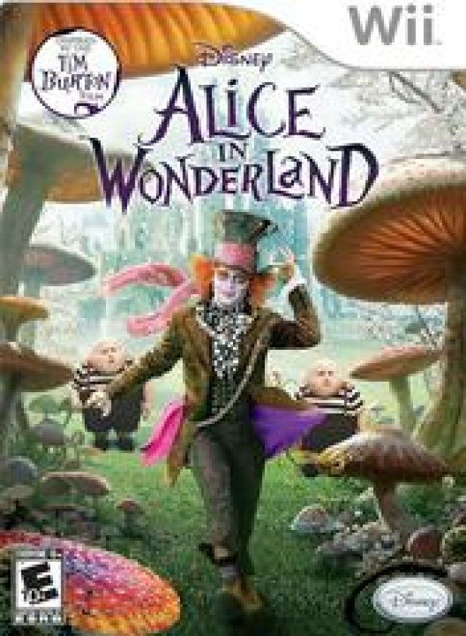 Alice in Wonderland cover art for Nintendo Wii (Wii) video game