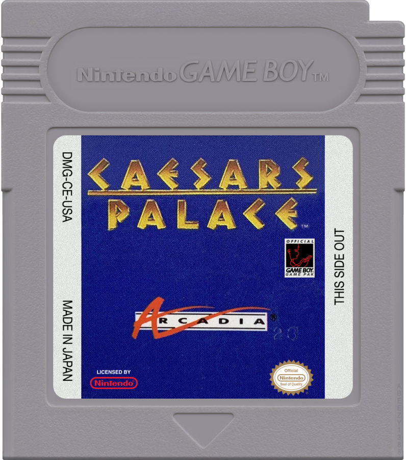 Nintendo Game Boy cartridge for Caesar's Palace