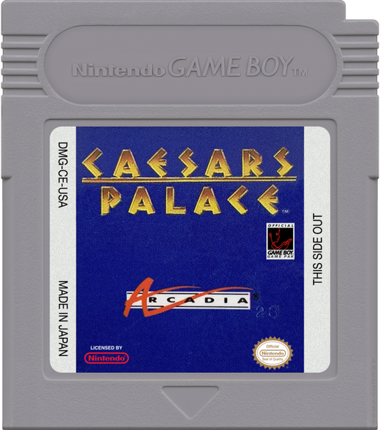 Nintendo Game Boy cartridge for Caesar's Palace