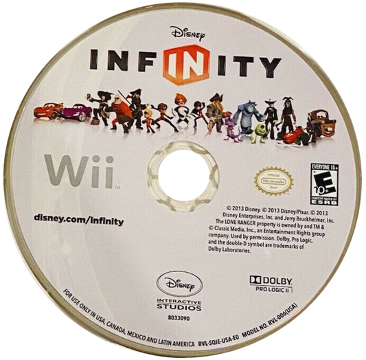 Disney Infinity disc cover art for Nintendo Wii (Wii) video game