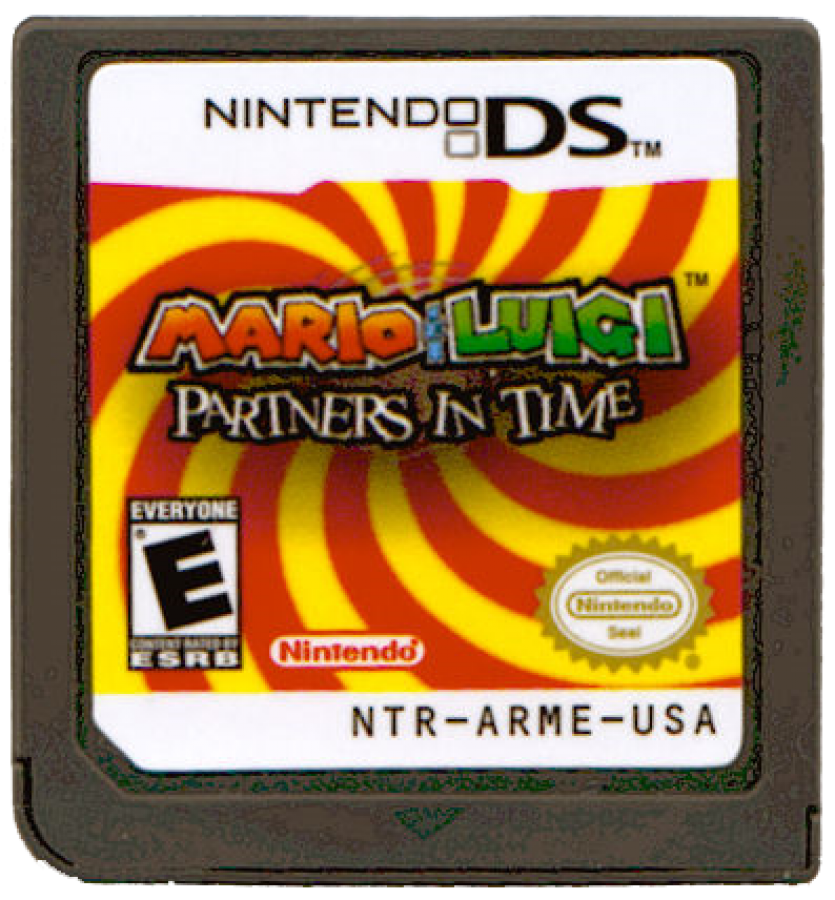 Mario & Luigi: Partners in Time cartridge for Nintendo DS (DS) RPG adventure video game