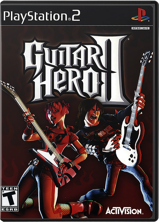 Guitar Hero II cover art for PlayStation 2 (PS2) video game