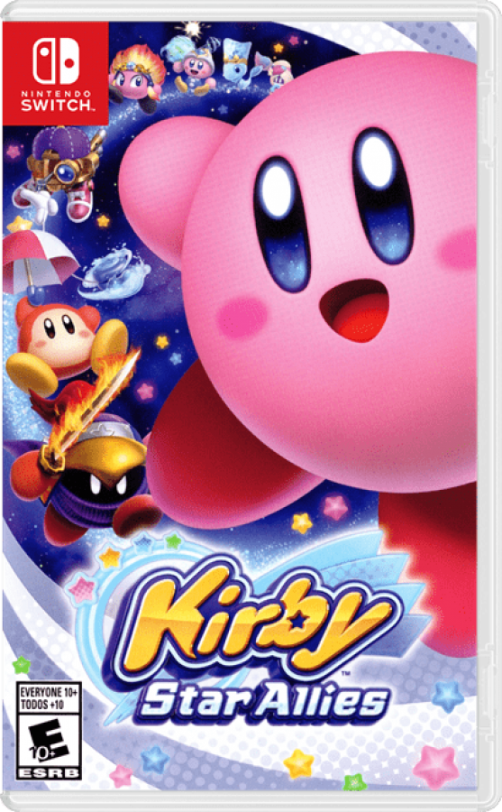 Kirby Star Allies cover art for Nintendo Switch (NS) video game