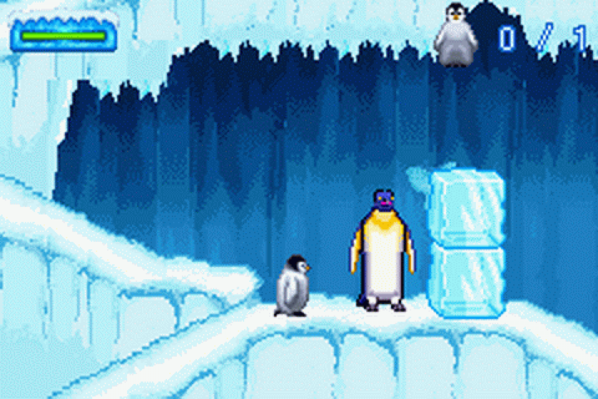 LocalID_24883Happy Feet gameplay for Game Boy Advance (GBA) video game