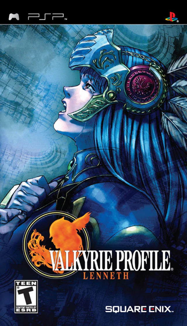 Valkyrie Profile Lenneth cover art for PlayStation Portable PSP video game