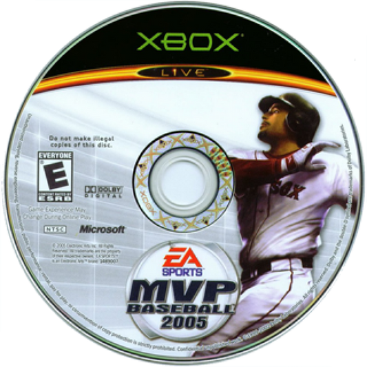 MVP Baseball 2005 – Xbox (XBOX) disc for video game for XBOX