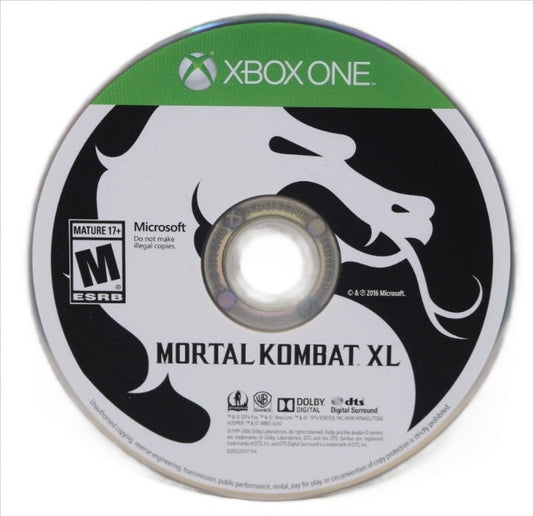 Mortal Kombat XL disc for Xbox One (XONE) fighting video game