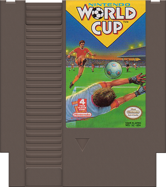 Nintendo World Cup cartridge for Nintendo Entertainment System (NES) retro video game