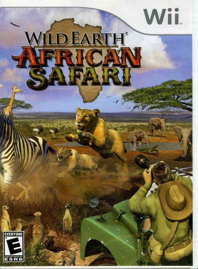Wild Earth African Safari cover art for Nintendo Wii (Wii) video game