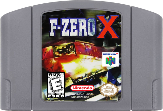 F-Zero X cartridge for Nintendo 64 (N64) video game