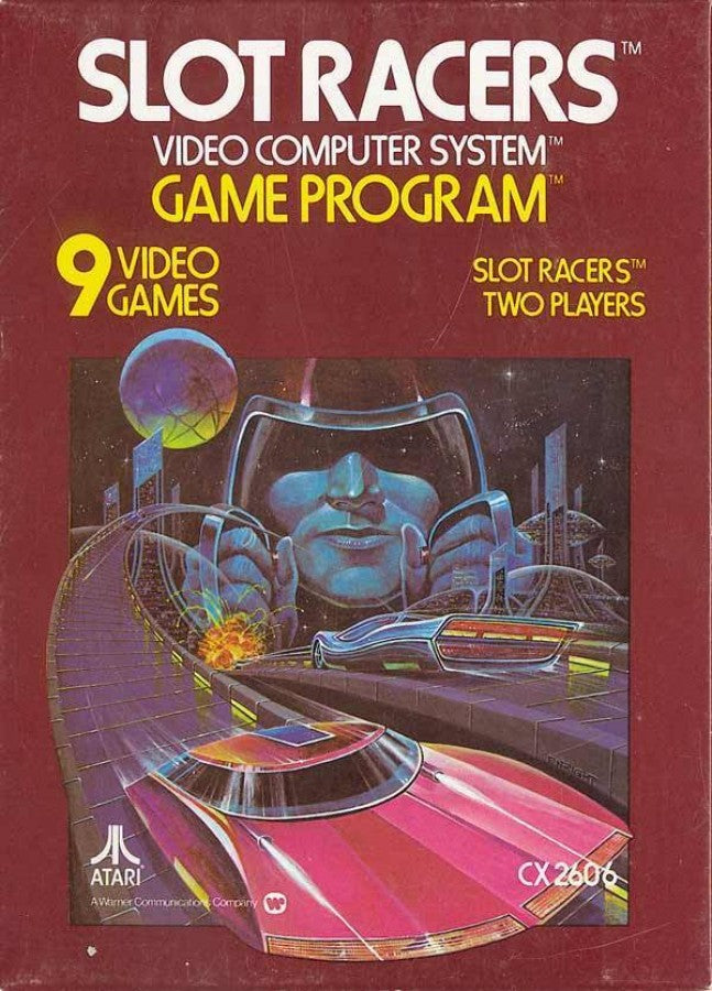 Slot Racers cover art for Atari 2600 (2600) video game