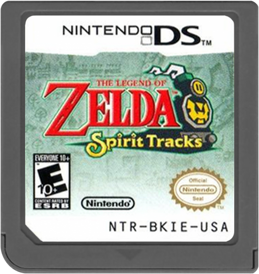 The Legend of Zelda: Spirit Tracks cartridge for Nintendo DS (DS) action adventure video game