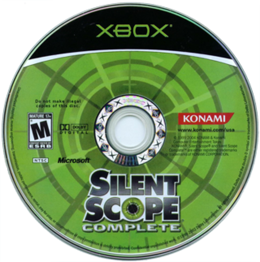 Silent Scope: Complete disc for Xbox (XBOX) video game