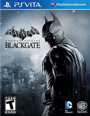 Batman: Arkham Origins Blackgate cover art for PlayStation VITA (PS VITA) video game