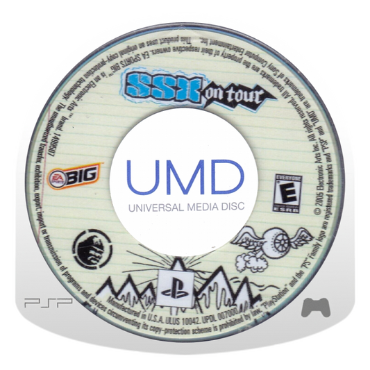 SSX On Tour disc for PlayStation Portable (PSP) snowboarding sports game